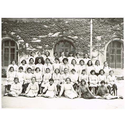 Photo De Classe De 1954 Classe De Jeunes Filles 6ème