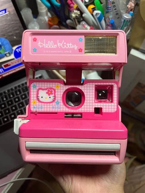 Rare Hello Kitty Polaroid Camera, Photography, Cameras on Carousell