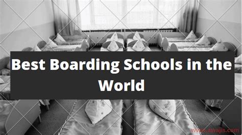 List of Best Boarding Schools in the World 2021-2022 Latest Update