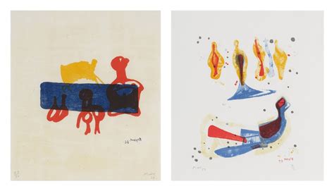 Motif In Red Blue And Yellow And Bird Motif From Meditations On The