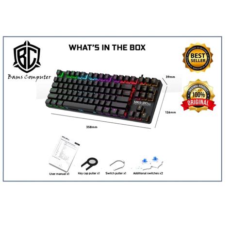 Jual Leolaksmiwatistore Keyboard Mechanical Gaming Armaggeddon Mka C