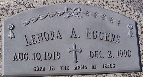 Lenora Anna Buntemeyer Eggers Find A Grave Memorial