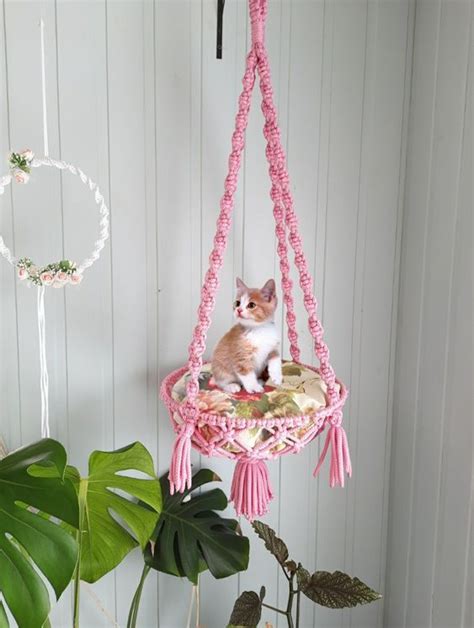 How to make a cosy macramé cat bed Artofit