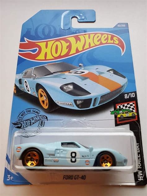 Amazon Hot Wheels Hw Race Day Ford Gt Azul Toys