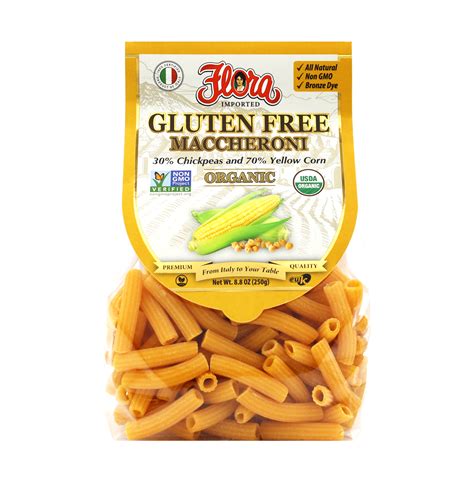 Flora Fine Foods Gluten Free Maccheroni Italian Pasta