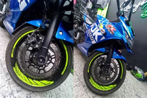 Stiker Rines Gsx Suzuki Gixxer Verde Limon Calcomanias En Venta En Suba