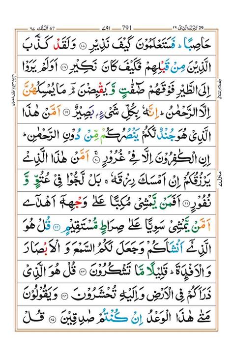 Surah Al Mulk Page