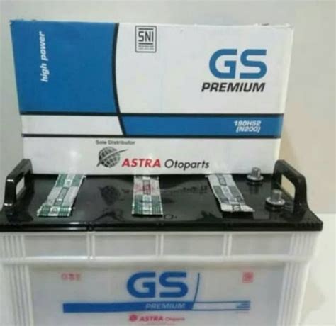 Aki Baterai Mobil Genset Basah Gs Astra Premium N H V Ah