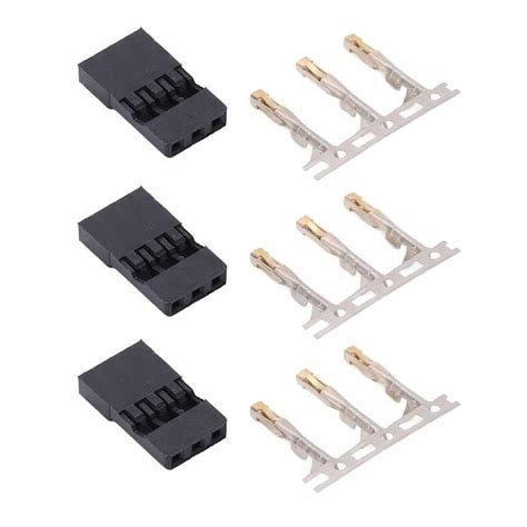 Pcs Male Jr Plug Diy Jr Pin Kit Gold Plating Jr Connector For