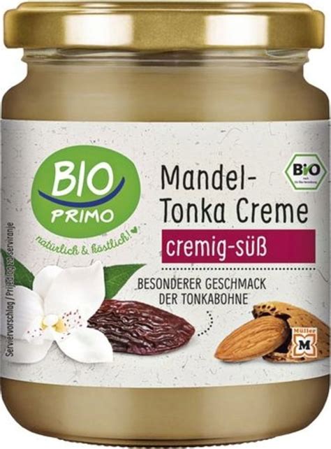 Bio Primo Bio Mandel Tonka Creme G Piccantino Onlineshop Schweiz