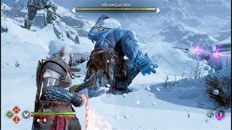 Kratos Vs Visi Haglkorn Give Me God Of War Youtube