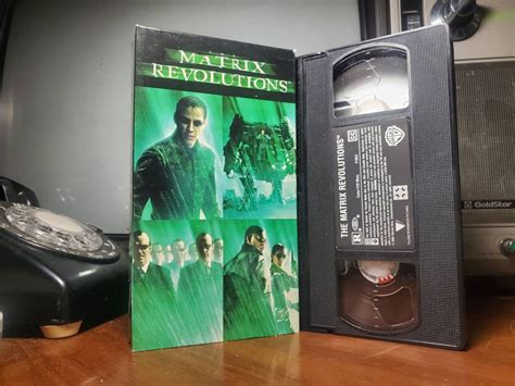 Matrix Revolutions VHS Video Cassette Tape Movie Vintage Etsy