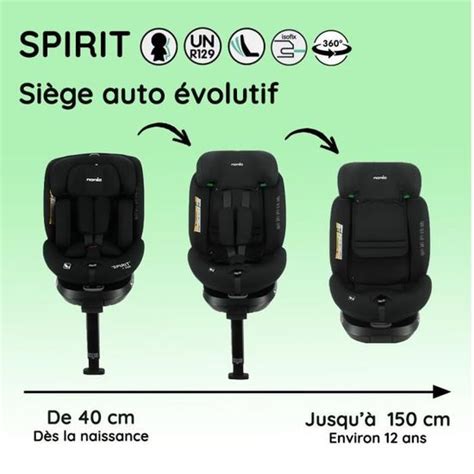 Si Ge Auto Isofix Nania Spirit Cm R Ans Dos Route