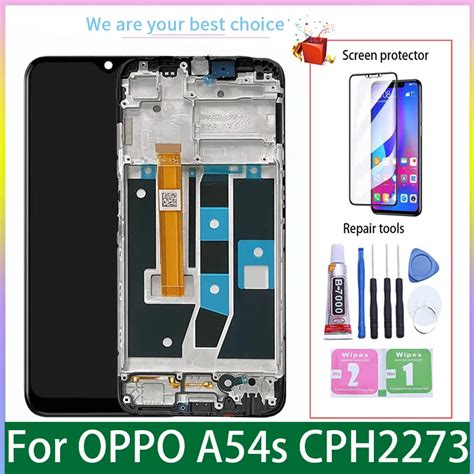 6 52 AAA Quality For Oppo A54s LCD DIsplay With Frame CPH2273 Digitizer