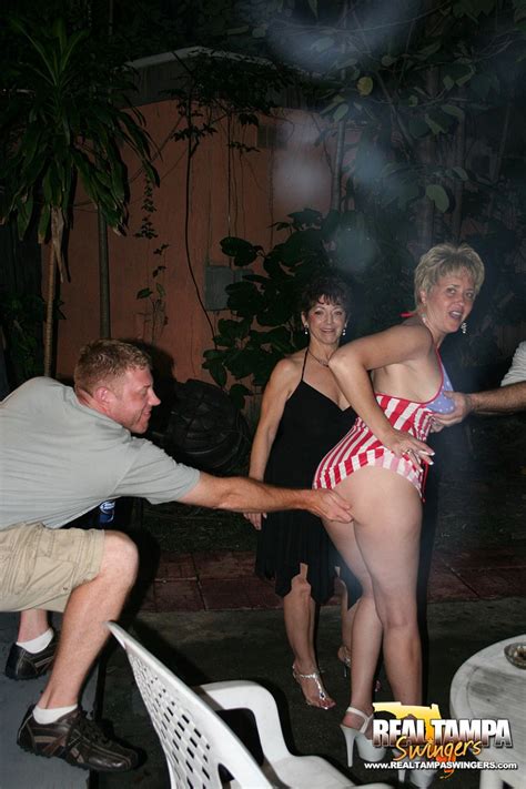 Playful Amateur Mature Swinger Wives Teasing And French Kissing At A Party Coedcherry