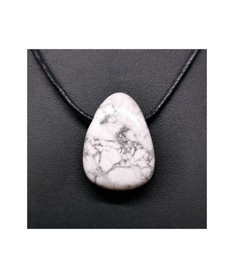 Howlite Pendentif Pierre Percée Autres modèles 2 5 à 3 cm environ