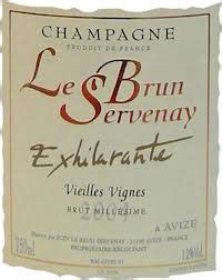 Le Brun Servenay Champagne Exhilarante Vieilles Vignes France