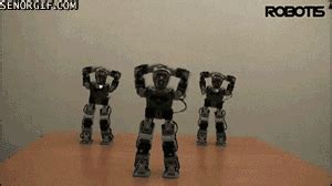 robots dancing gif  cheezburger find share  giphy