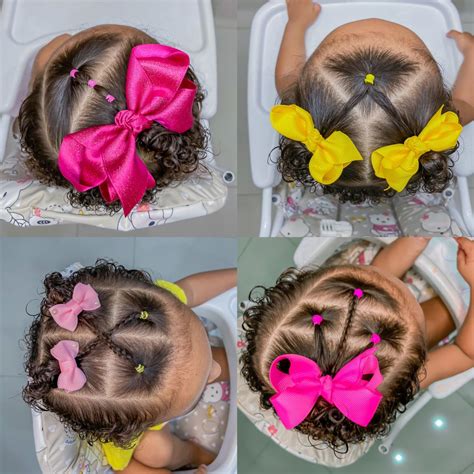 Descubra 48 kuva 48 kuva penteados para bebê de cabelo cacheado