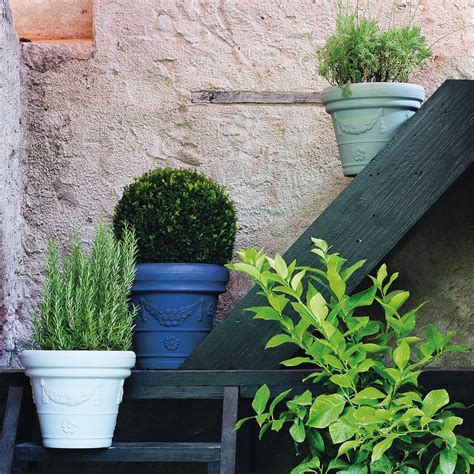 Vaso da giardino in polietilene a bassa densità LDPE DECORATI