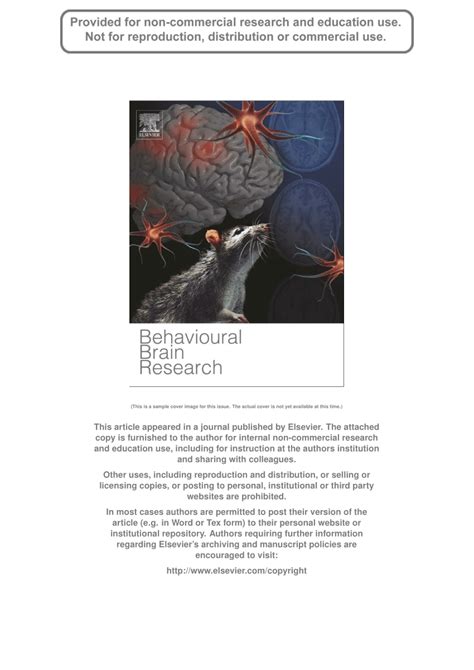 Pdf Seasonal And Sex Differences In The Hippocampus Of A Wild Rodent