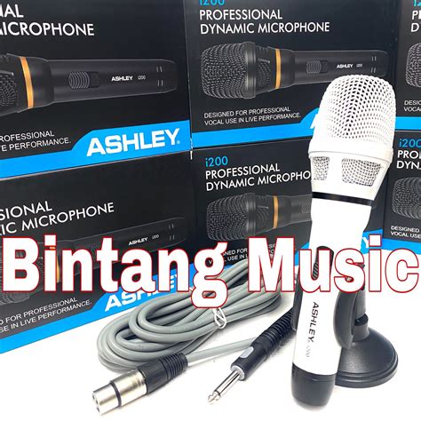 Mic Kabel Ashley I Original Mikrofon Ashley I Lazada Indonesia