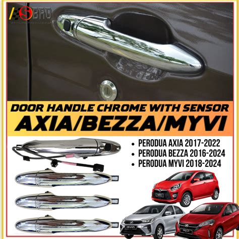 Perodua Bezza Axia Myvi Chrome Door Handle With Sensor Outer Stainless