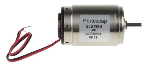 28l28 416e49 Portescap Motor Dc Portescap 24 V Cc 11 W 5600 Rpm Par Máx 21 Mnm Ø De