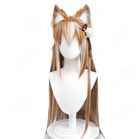 Buy Miss Hina Cosplay Wig Genshin Impact Cosplay Gorou Cosplay Hsiu