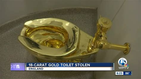 Solid gold toilet stolen from palace in England