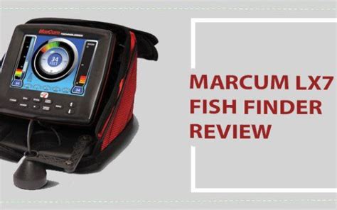 Marcum LX 7 Review 8 LCD Dual Beam Digital Sonar System Marine