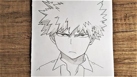 How To Draw Katsuki Bakugou For My Hero Academia Bakugo Akatsuki