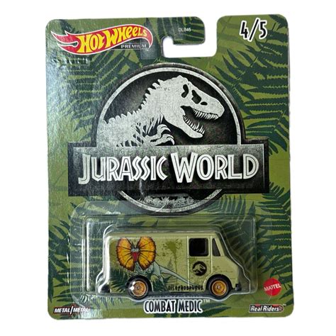 Hot Wheels Pop Culture 2022 Jurassic World Set Completo 5 minis Casal Coleção