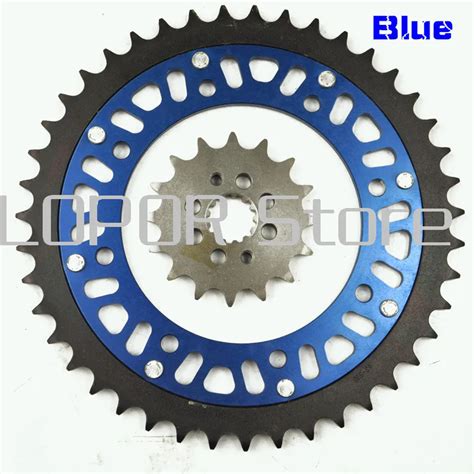 Lopor Motorcycle T Rear T Front Sprocket Kit For Kawasaki Klr