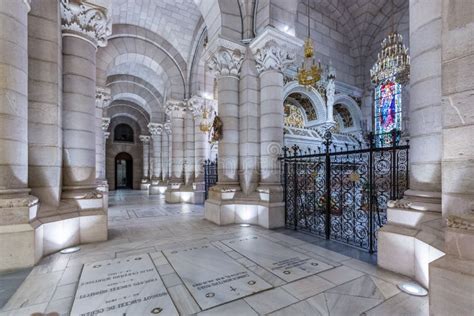 Interior View of Almudena Cathedral - Madrid Editorial Photography ...