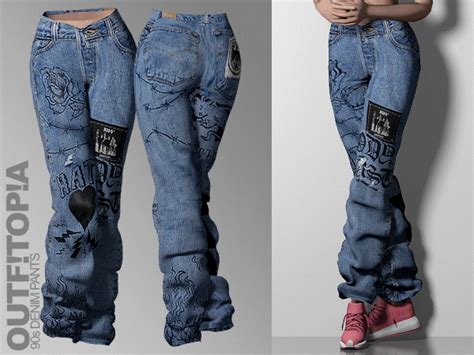 Sims 4 Male Baggy Jeans