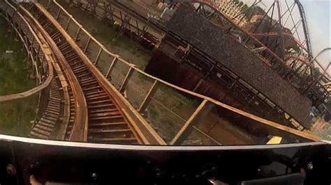 Roar Front Seat On Ride Hd Pov Six Flags America Youtube