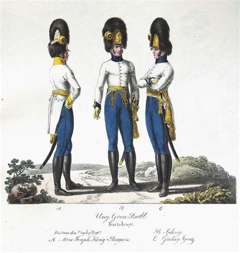 Hungarian Grenadier Officers Habsburg Austria Austrian Empire