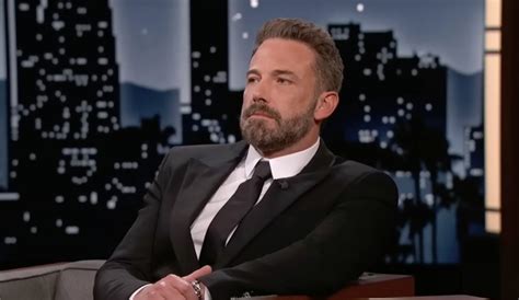 Ben Affleck Tries To Explain His Unhappy Looking Resting Face