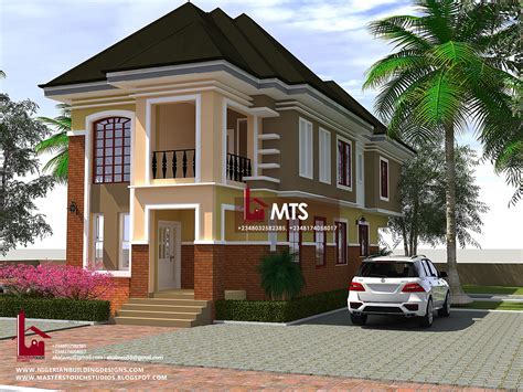 4 Bedroom Duplex RF D4005 NIGERIAN BUILDING DESIGNS