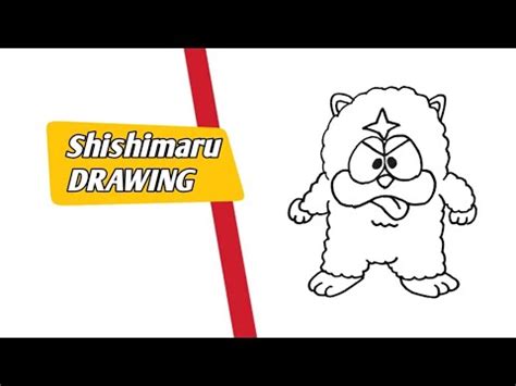 Shishimaru Drawing How To Draw Shishimaru From Ninja Hattori Easy