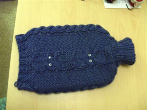 Ravelry Owlie Hot Water Bottle Cozy Pattern By Britta Olofsson