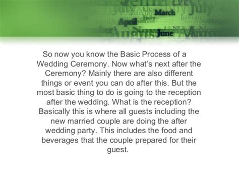 Wedding Ceremony And Its Process