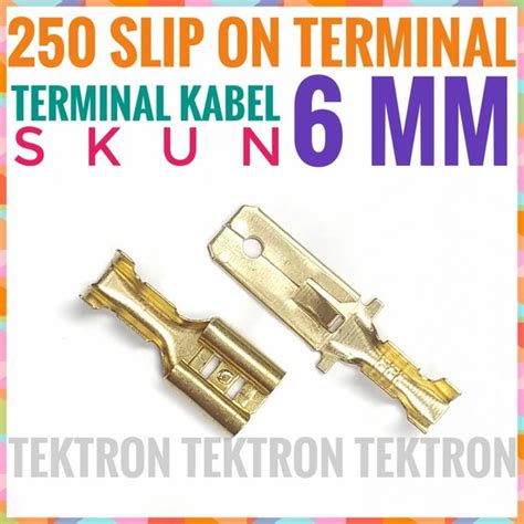 Jual Terminal Kabel Mm Set Male Female Konektor Skun Kuningan Tanpa