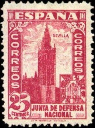 España año 1936 Serie Junta de Defensa Nacional Emisión Sello