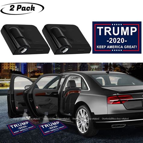 Buy Pcs Donald Trump Keep America Great Logo Car Door Lights Logo