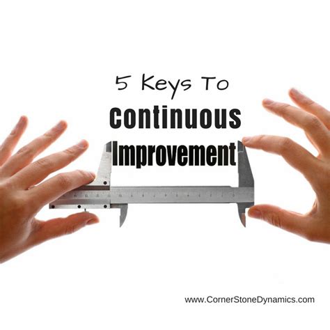 5 Keys To Continuous Improvement Success Cornerstone Dynamics