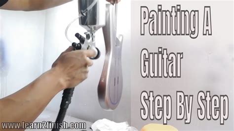 How To Paint A Guitar Youtube