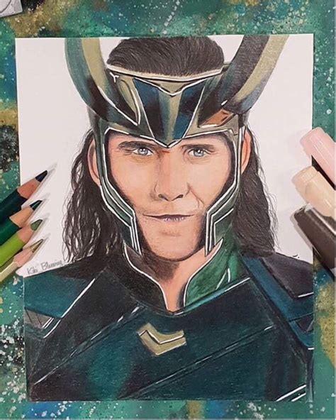 Marvel Loki Drawing