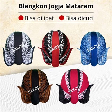 Jual Blangkon Jogja Mataraman Anak Dan Dewasa Cuci Lipat Shopee Indonesia